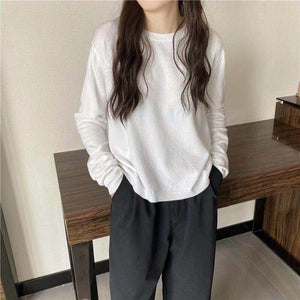 Loose and Versatile Casual Long-sleeved Sweater