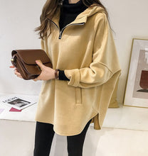 Load image into Gallery viewer, New Loose BF Wind Hooded Long-sleeved Jacket
