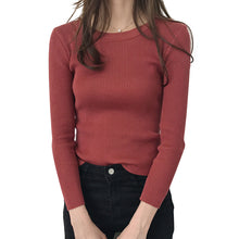 Load image into Gallery viewer, Self-cultivation All-match Round Neck Pullover Sweater
